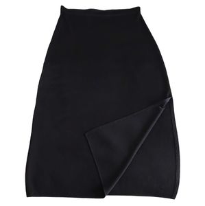 Exclusively Misook Size Large Black Pullon Midi Skirt